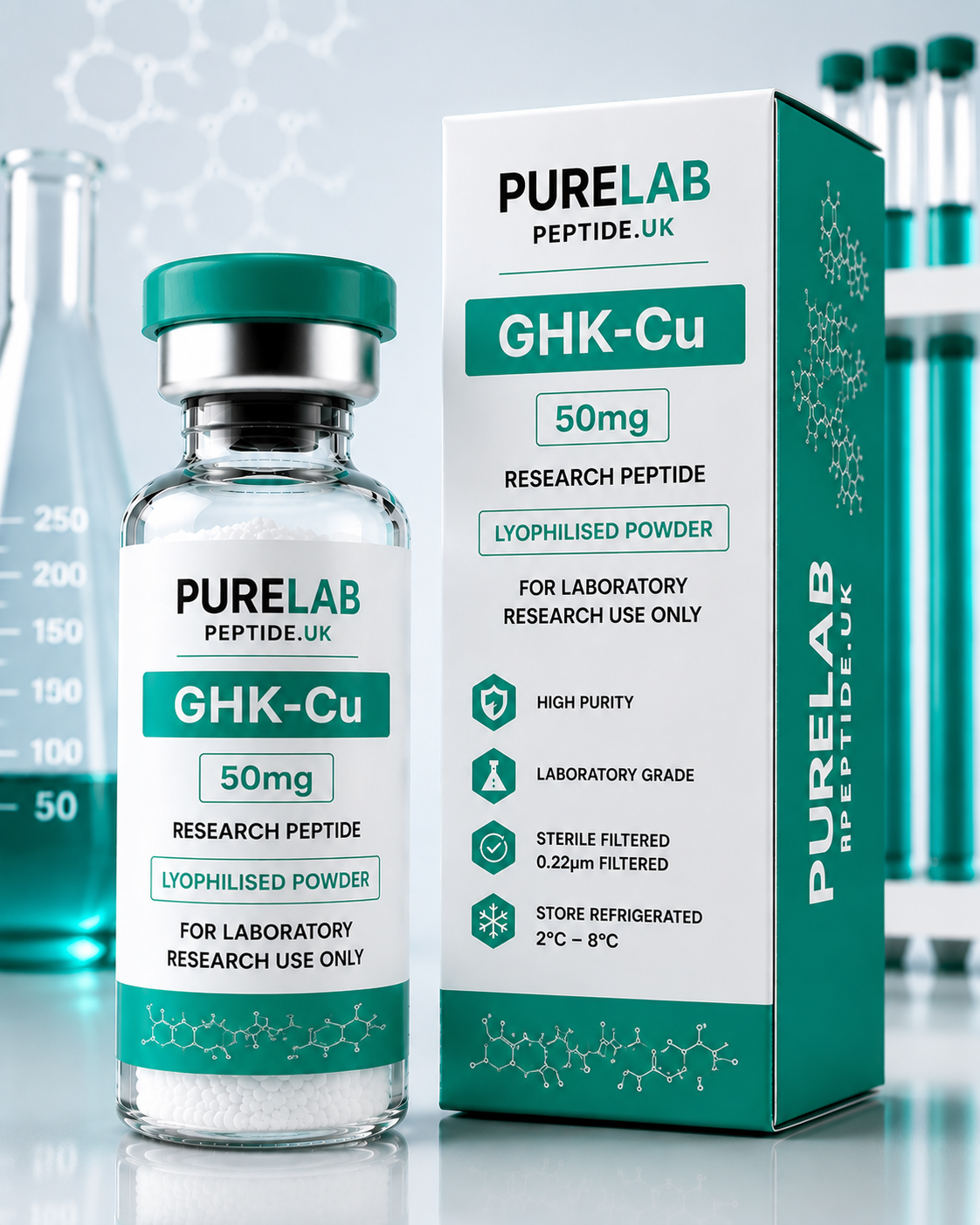 GHK-Cu 50mg Research Peptide, buy GHK-Cu UK, GHK-Cu 50mg UK, GHK-Cu research peptide, buy GHK-Cu peptide, copper peptide UK, copper tripeptide research, GHK copper peptide supplier, GHK-Cu laboratory peptide, research peptides UK, laboratory research peptides UK, peptide supplier UK, peptide research compound, laboratory-grade peptide, high purity peptide, lyophilised peptide UK, freeze dried peptide, peptide research material, scientific peptide supplier, biotechnology research peptides, molecular biology peptide, receptor biology peptide, cellular biology peptide, copper peptide research, extracellular matrix peptide, protein expression research, peptide signalling research, peptide stability research, analytical laboratory peptide, peptide validation studies, research material supplier UK, peptide procurement UK, peptide sourcing UK, secure peptide ordering, peptide shipping UK, trusted peptide supplier, peptide distribution UK, peptide inventory UK, laboratory research products UK, peptide scientific studies, peptide analytical testing, research compound supplier UK, peptide laboratory catalogue, premium research peptides, peptide company UK, peptide supplier online, peptide logistics UK, laboratory storage guide, peptide handling procedures, peptide documentation UK, laboratory innovation UK, research laboratory systems, peptide warehouse UK, peptide purchasing platform, scientific laboratory supplier, analytical science supplier, professional laboratory supplier, research-grade peptides, peptide manufacturing UK, peptide laboratory technology, laboratory procurement UK, scientific product supplier, peptide commercial supplier, research inventory UK, laboratory quality management, peptide batch consistency, compound quality assurance, laboratory support products, peptide marketplace UK, laboratory reagent supplier, peptide preparation materials, research facility supplier, biotechnology supplier UK, scientific research materials, peptide laboratory services, peptide science products, advanced research peptides, peptide cold storage, research logistics UK, trusted scientific supplier, laboratory handling procedures, peptide research innovations, research chemical supplier UK, peptide laboratory standards, controlled laboratory compounds, peptide analytical compounds, peptide research technology, scientific laboratory resources, peptide laboratory quality, laboratory-grade research materials, premium laboratory solutions, peptide laboratory investigations, molecular pathway research, receptor interaction studies, peptide development materials, research laboratory inventory, laboratory compound supplier, peptide research company UK, peptide validation materials, scientific laboratory procurement, research preparation compounds, professional research chemicals, laboratory research chemicals, laboratory formulation supplier, peptide research marketplace, laboratory-grade scientific products, peptide supply chain UK, premium peptide products, peptide laboratory expertise, peptide product availability, laboratory operations supplier, analytical laboratory technology, peptide product supplier, UK laboratory marketplace, scientific procurement UK, research laboratory equipment, peptide distribution Europe, peptide supplier England, peptide supplier Scotland, peptide supplier Wales, peptide supplier Northern Ireland, peptide research catalogue, scientific laboratory products, laboratory scientific equipment, research laboratory materials, peptide research systems, peptide support materials, trusted UK peptide supplier, peptide product sourcing, premium research supplier, laboratory-grade peptide products, professional laboratory consumables, laboratory preparation products, peptide analytical solutions, research development materials.